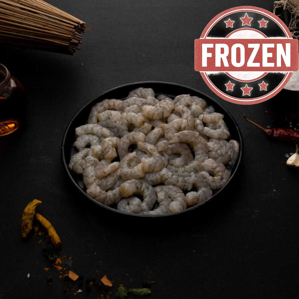 Coastal prawns - Frozen & Cleaned Prawns / రొయ్యలు –  31-40 Count/KG - Ready to Cook