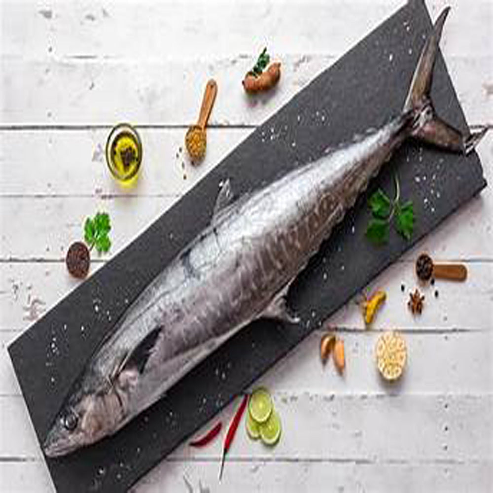King Fish (Vanjaram) Frozen Boneless  – Skinless Clean Cuts – 1kg